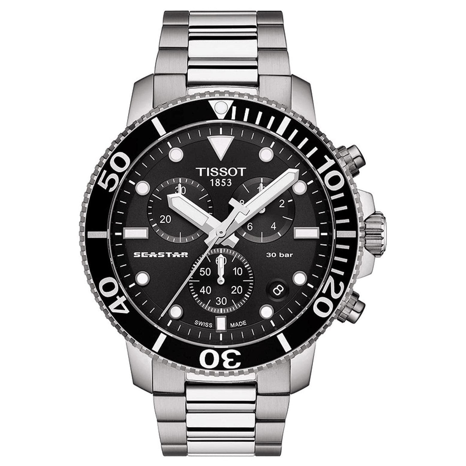 Tissot Seastar 1000 Chronograph Men's Black Watch - T1204171105100